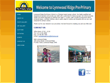 Tablet Screenshot of lynnwoodridgepreprimary.co.za